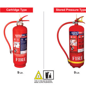 WATER TYPE FIRE EXTINGUISHERS